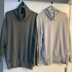 2 medium turtle neck sweaters